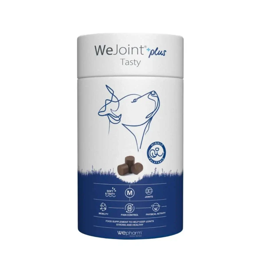 WEPHARM WeJoint Plus Tasty Medium Breeds, M, добавка для системи суглобів для собак, пляшка, 30 жувальних таблеток: ціни та характеристики