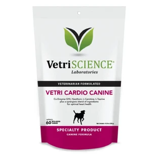 VETRI SCIENCE Vetri SCIENCE Vetri Cardio, жувальні пастилки, серцево-судинні добавки для собак, 60 жувальних ковпачків