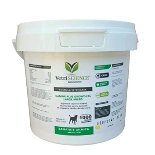 VETRI SCIENCE Canine Plus Growth XL, добавки для роста для собак, 1000 табл. жевательные