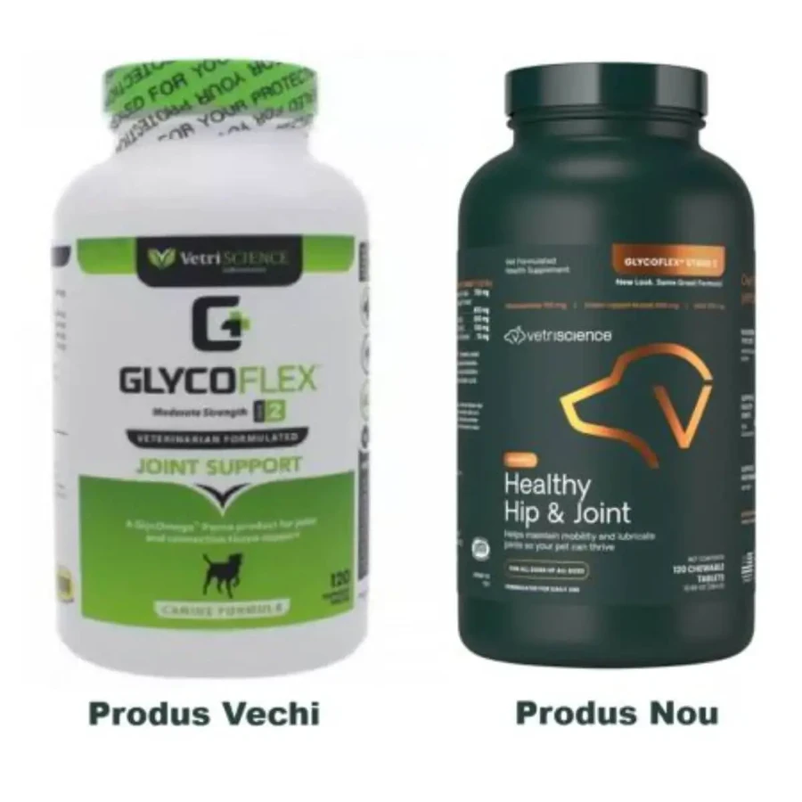 VETRISCIENCE Healthy Hip & Joint (Glycoflex stage2), XS-XL, добавка для суставов для собак, флакон, 120 жевательных таблеток: цены и характеристики