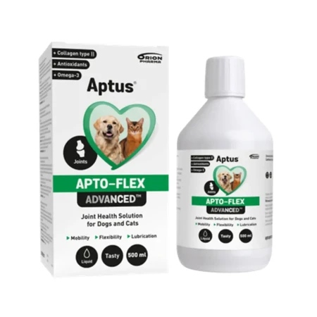 APTUS Apto-Flex Advanced, XS-XL, добавка для суглобів для собак та котів, пляшка, оральна суспензія 500 мл: ціни та характеристики