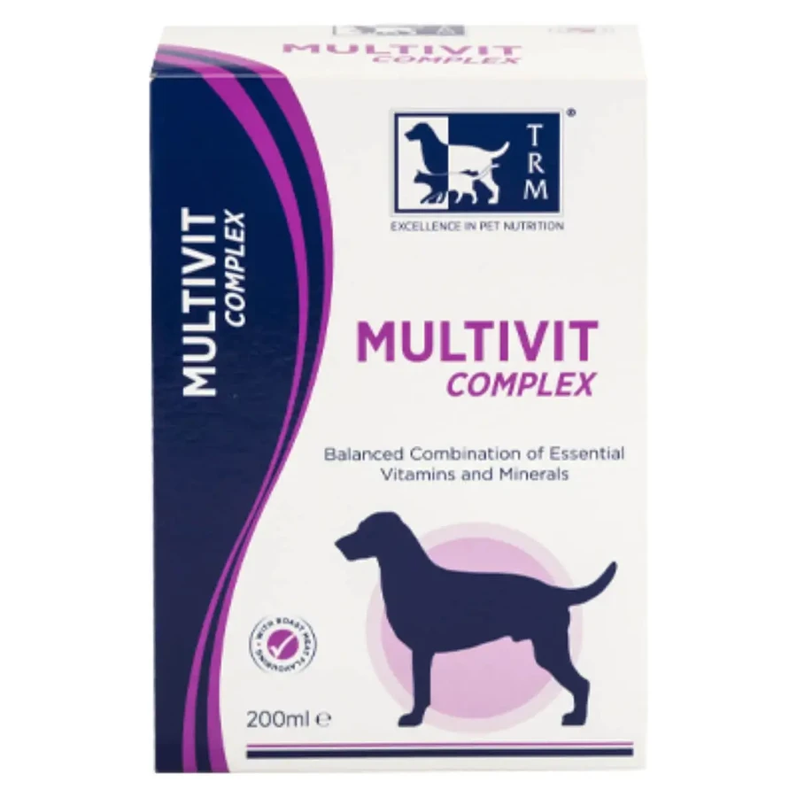 TRM Multivit Complex, XS-XL, полівітаміни для собак, пляшка, оральна суспензія 200 мл: ціни та характеристики