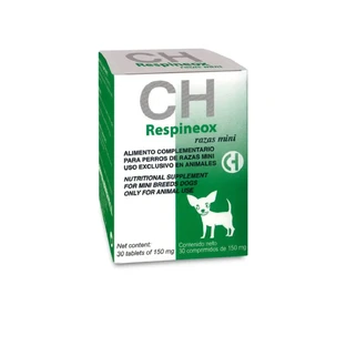 CHEMICAL IBERICA Respineox Mini, XS-S, добавка для дыхательной системы собак, коробка, 30 таблеток