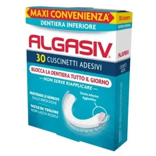 Клей для нижних протезов Algasiv 30 шт.