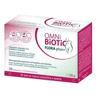Omni biotic flora plus+ 28 пакетиків по 2 г