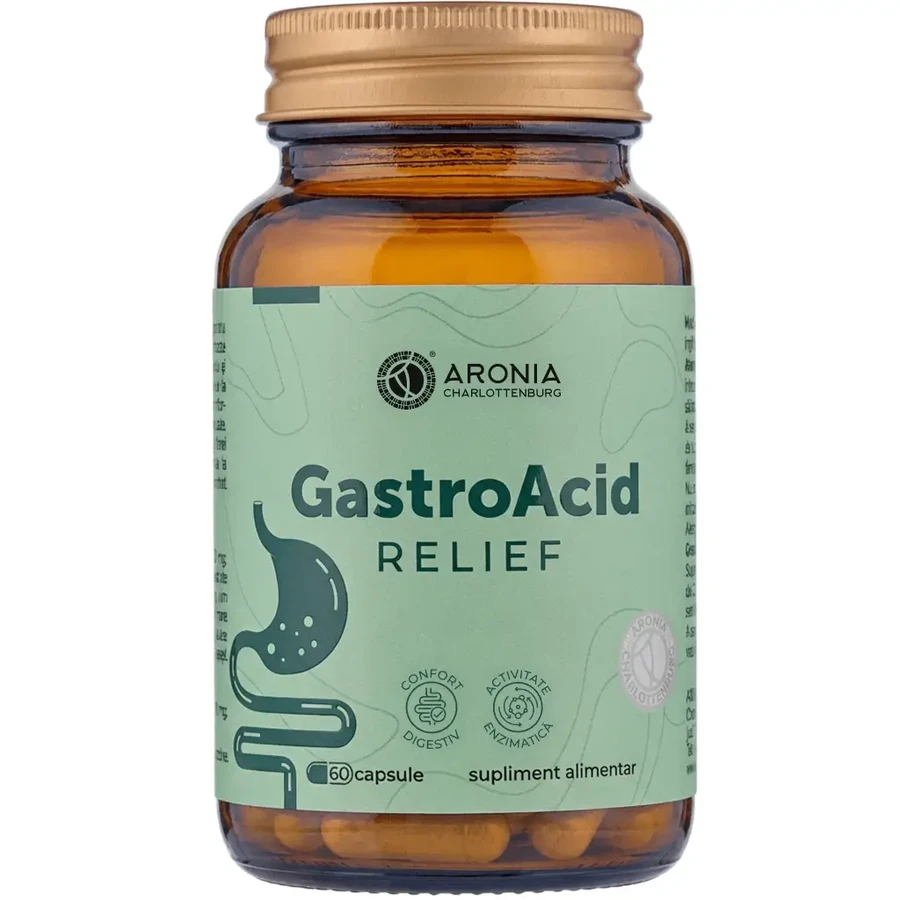 GastroAcid Relief - 60 капсул, аронія: ціни та характеристики