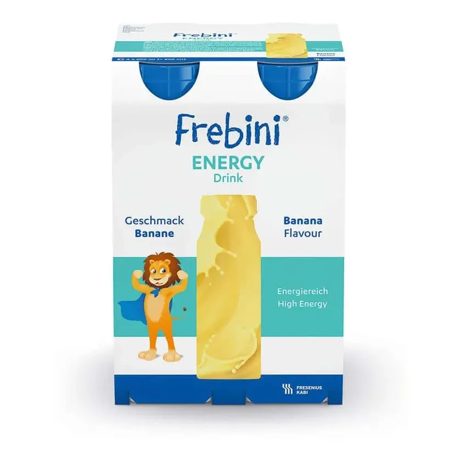 Детское питание Frebini Energy банан 4X200 мл: цены и характеристики
