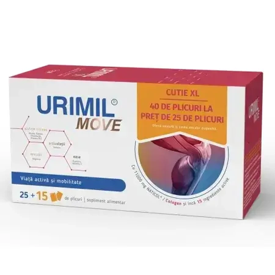 Уриміл Моув, 25 + 15 пакетиків, Naturpharma: ціни та характеристики
