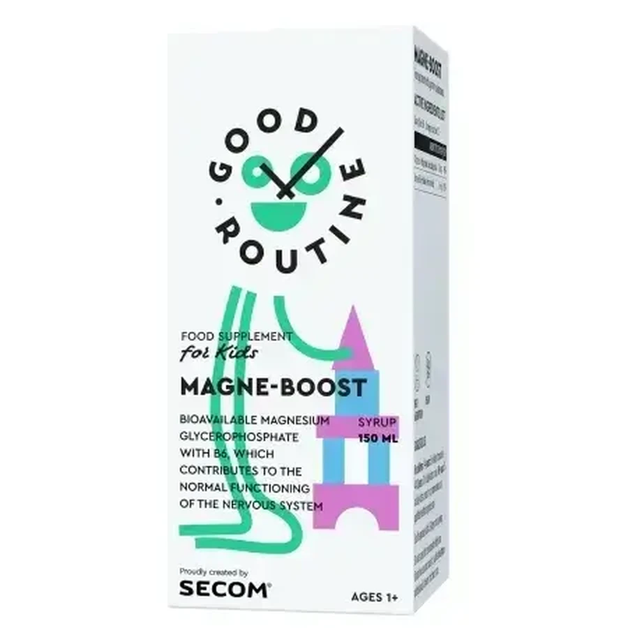 Дитячий сироп Magne-Boost Good Routine, 150 мл, Secom: ціни та характеристики