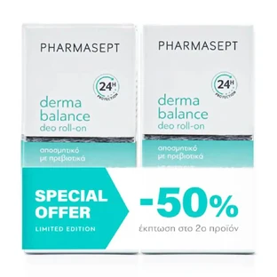 Pharmasept Промо-пакет Derma Balance Deo Deo Roll-On 2х50мл -50% знижка на 2-й продукт