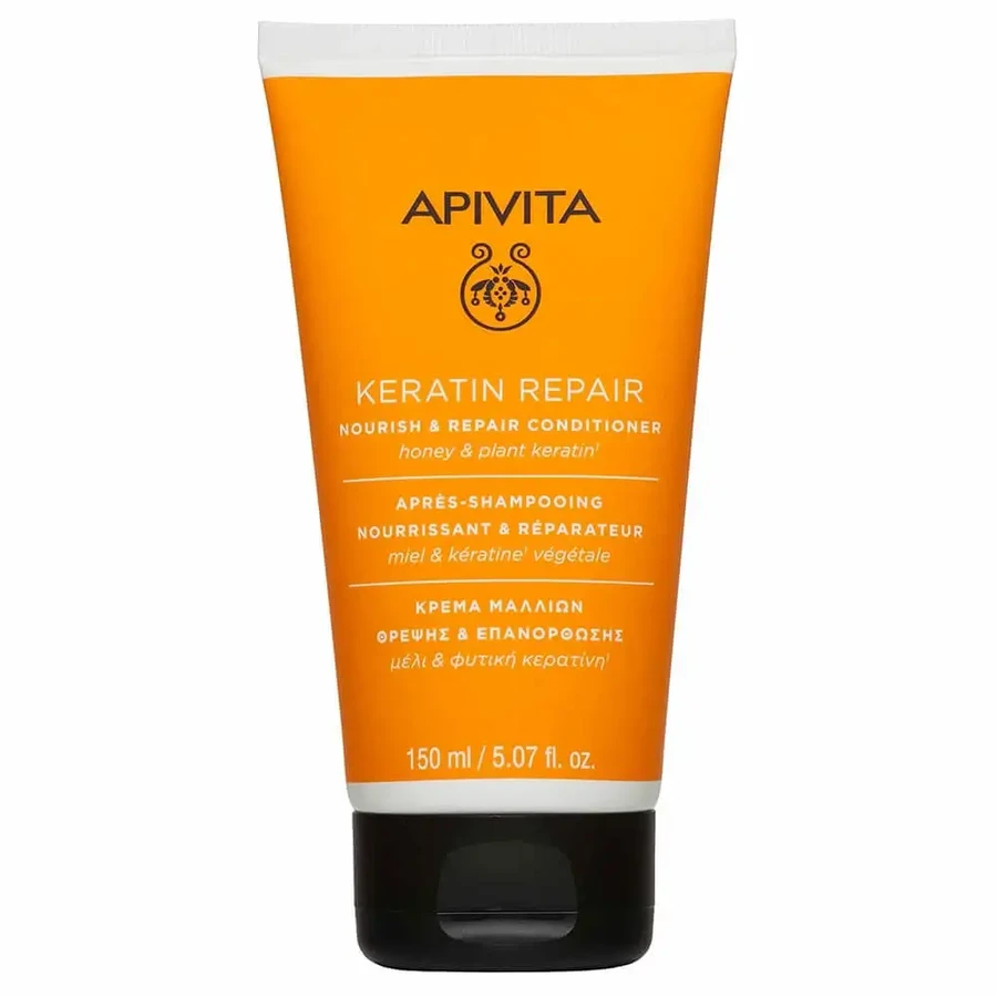 Apivita Keratin Repair Живильний та відновлюючий кондиціонер з медом та рослинним кератином 150мл: ціни та характеристики