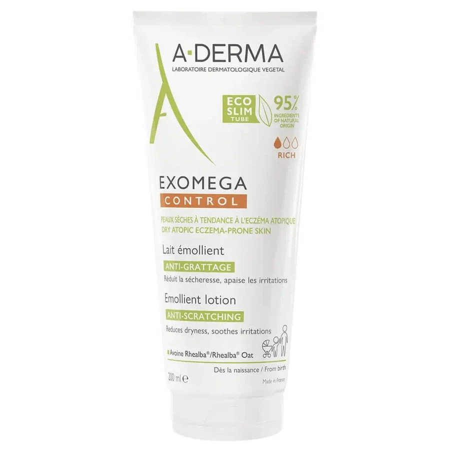 A-Derma Exomega Exomega Control Пом'якшувальне молочко 200 мл: ціни та характеристики