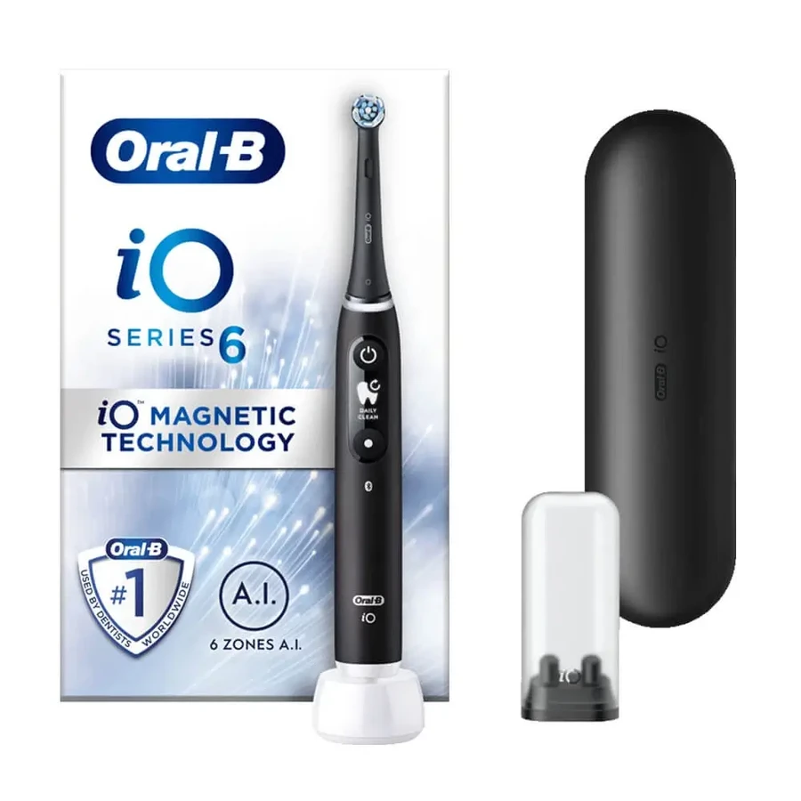 Електрична зубна щітка Oral B iO6 Black Lava: ціни та характеристики