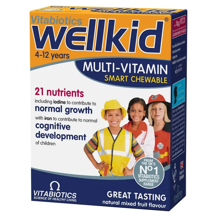 Вітабіотики Wellkid 30 таблетка: ціни та характеристики
