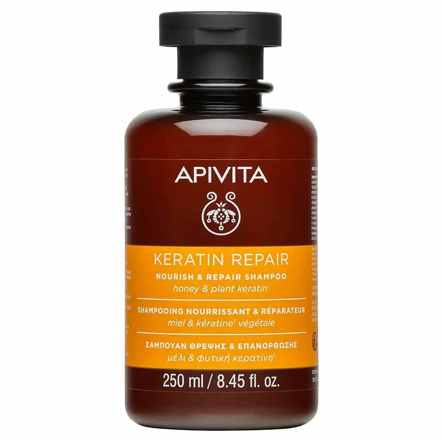 Apivita Keratin Repair Nourish & Repair шампунь с медом и растительным кератином 250 мл: цены и характеристики