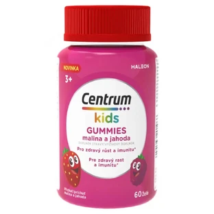 Centrum Kids Клубнично-малиновые жевательные конфеты 60 жевательных конфет