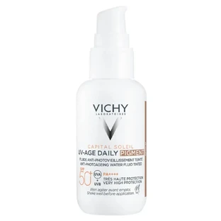 Vichy Capital Soleil UV-Age Денний пігментний флюїд для обличчя з середнім ступенем захисту SPF50+ 40 мл