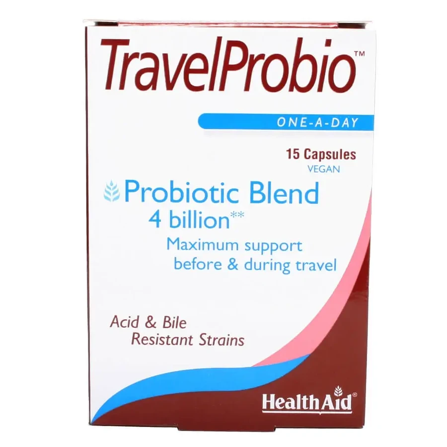 Health Aid Travelprobio 15caps Vegan: цены и характеристики