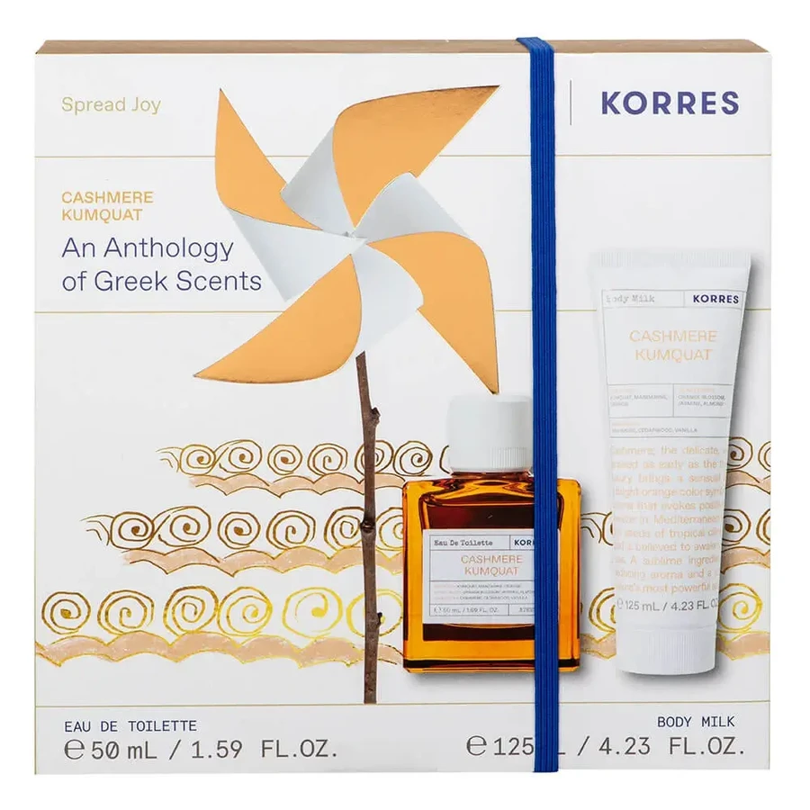 Korres Promo Pack Cashmere Kumquat Kumquat Женский аромат 50 мл Туалетная вода и Молочко для тела 125 мл: цены и характеристики