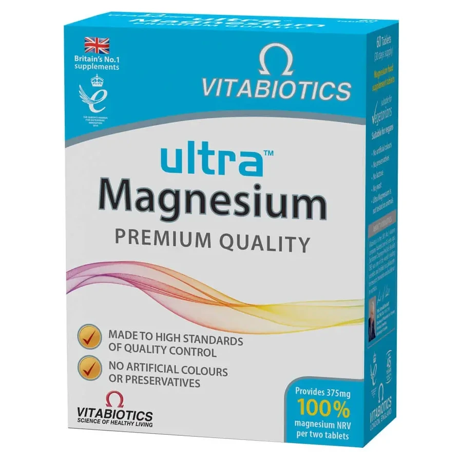 Vitabiotics Ultra Magnesium 60 таблеток: цены и характеристики