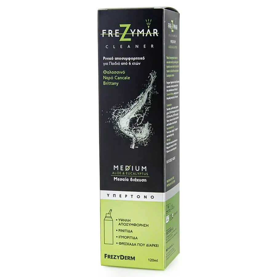 Frezyderm Frezymar Cleaner Hypertonic Aloe & Eucalyptus Medium Diffusion 120ml: цены и характеристики