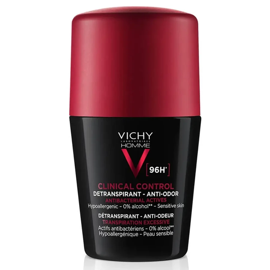 Vichy Homme Clinical Control Антиперспірант проти неприємного запаху 96 год 50 мл: ціни та характеристики