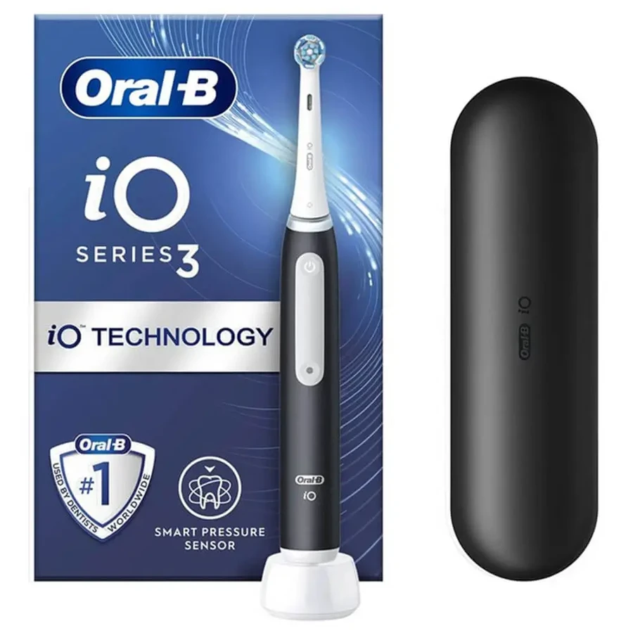 Електрична зубна щітка Oral B iO3 Magnetic Black: ціни та характеристики