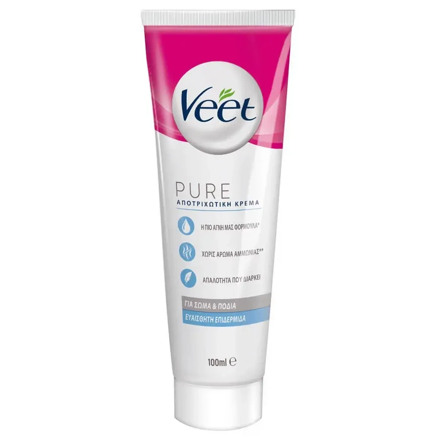 Veet Pure Депилирующий крем для чувствительной кожи 100 мл: цены и характеристики
