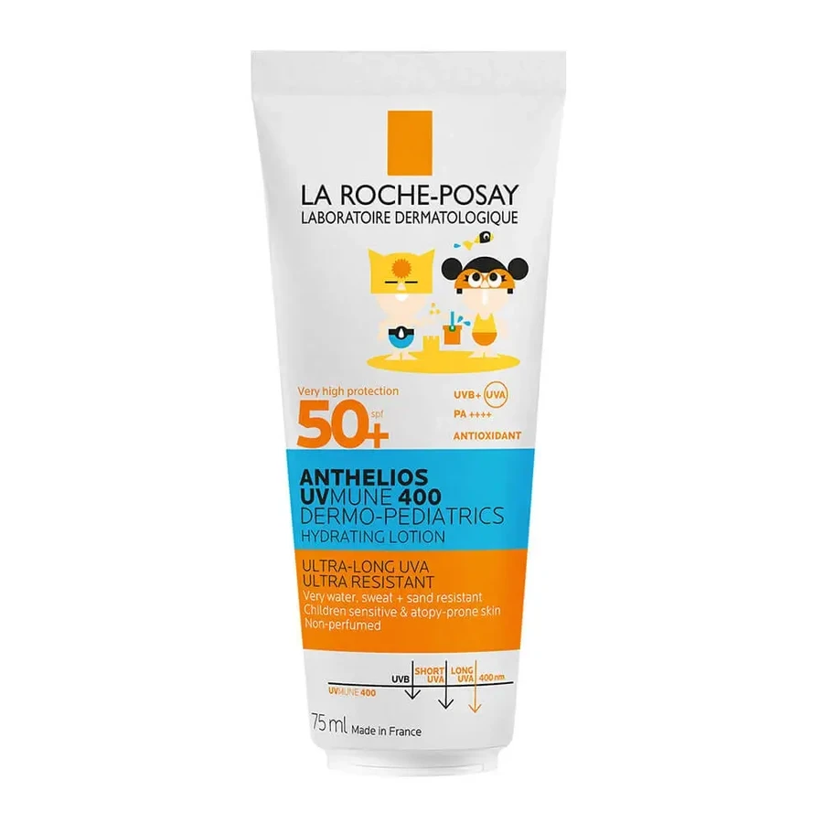 La Roche Posay Anthelios UVMUNE 400 Dermo-Pediatrics SPF50+ Увлажняющий лосьон 75 мл: цены и характеристики