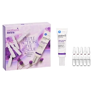 Пантенол Extra Promo Pack Triple Action Eye Rescue с кремом Triple Defence Eye Cream 25ml & Dark Circles Rescue 5amps