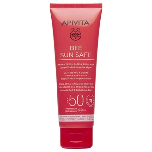 Apivita Bee Sun Safe Hydra Fresh Face & Body Milk SPF50 100ml Travel Size