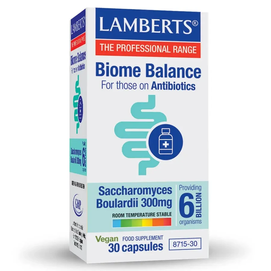 Lamberts Biome Balance для тех, кто принимает антибиотики 30капс: цены и характеристики