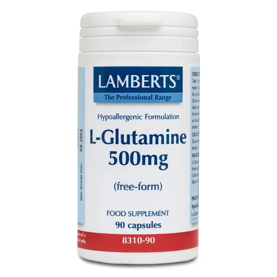 Lamberts L-Glutamine 500mg 90 капс.: ціни та характеристики