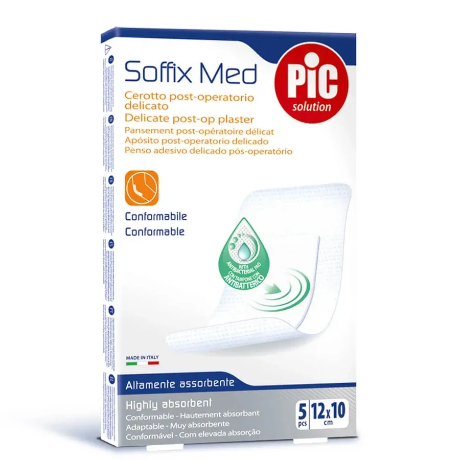 Pic Soffix Med 10x12cm 5шт стерильный лейкопластырь: цены и характеристики