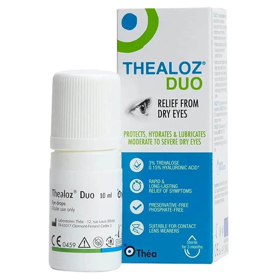 Глазные капли Thea Thealoz Duo 10 мл: цены и характеристики