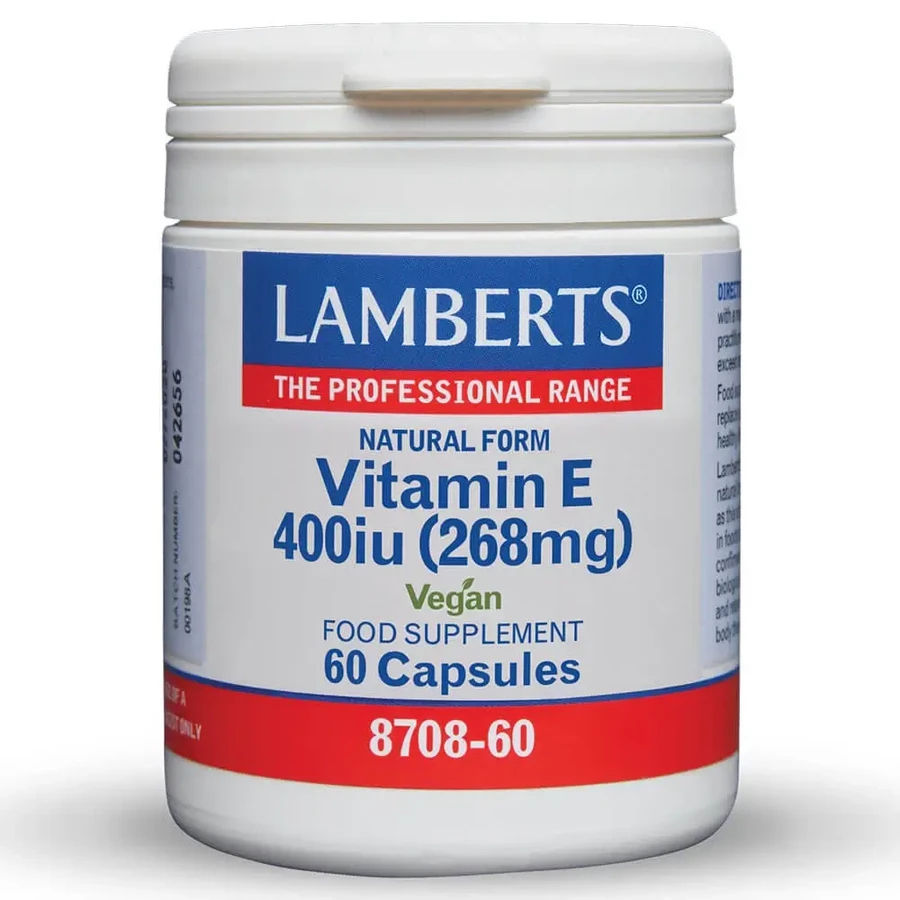 Lamberts Vitamin E 400iu Natural 60 капс.: ціни та характеристики