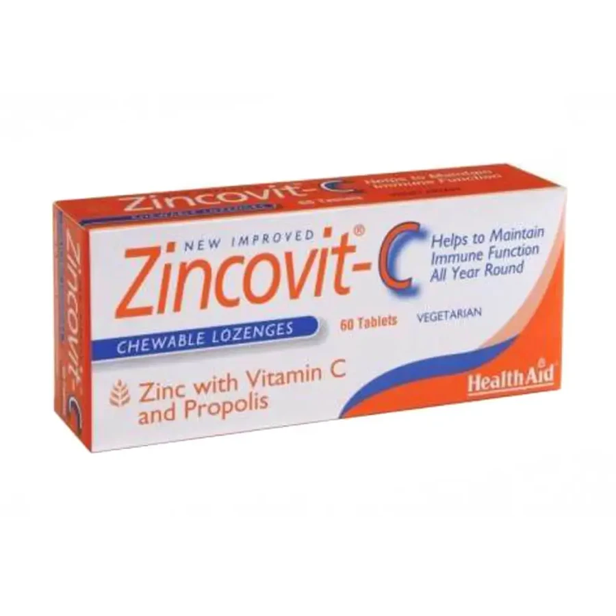 Health Aid Цинковіт С таблетки 60 блістер: ціни та характеристики