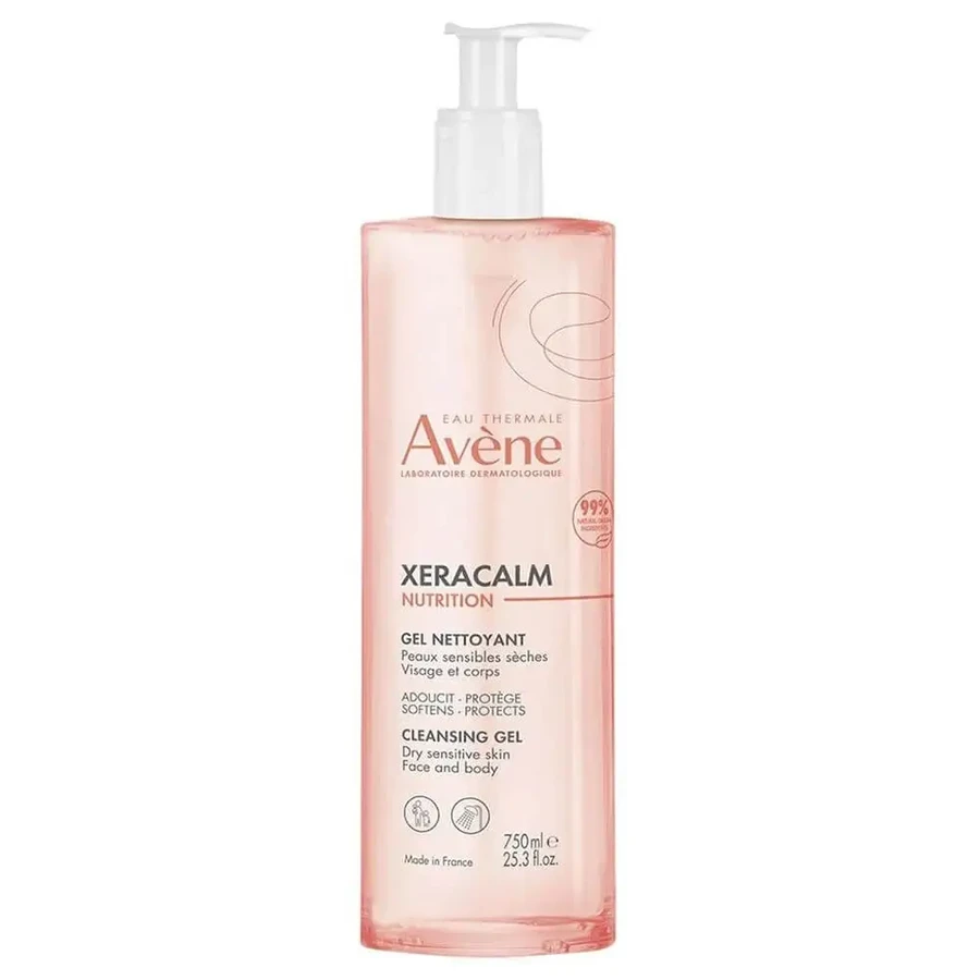 Avene Xeracalm Nutrition Очищающий гель 750 мл: цены и характеристики
