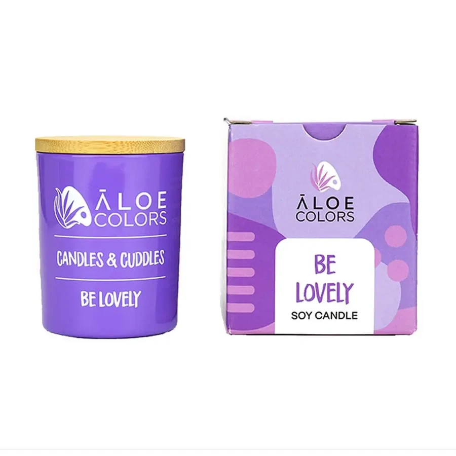Соєва свічка Алое+Кольори Be Lovely 150гр: ціни та характеристики
