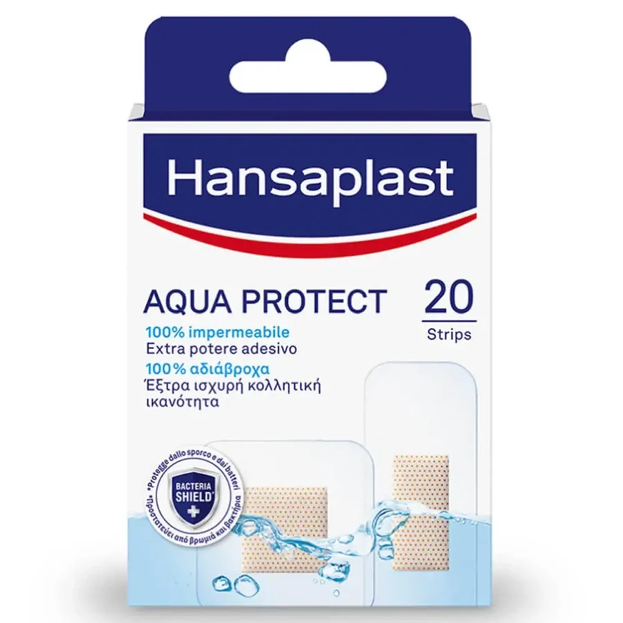 Hansaplast Aqua Protect 20 полосок 2 размера: цены и характеристики