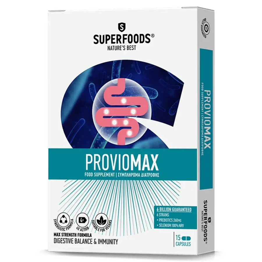 Superfoods Провиомакс 15 капс: цены и характеристики