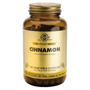 Solgar Cinnamon Veg Caps 100 Caps