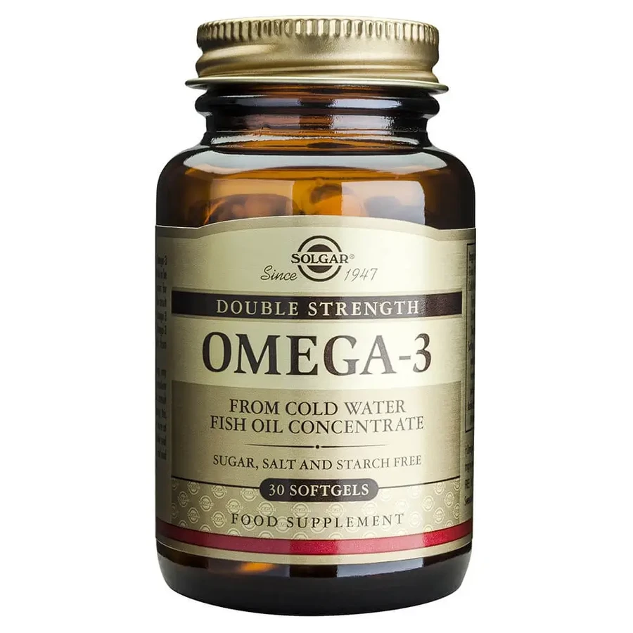 Solgar Omega-3 Double Strength 30 softgels 30 капсул: цены и характеристики