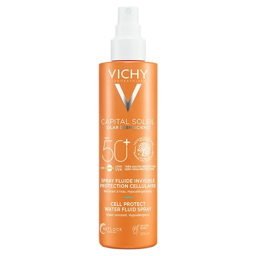 Vichy Capital Soleil Cell Protect Невидимий водний флюїд-спрей SPF50+ 200 мл Vichy Capital Soleil Cell Protect: ціни та характеристики