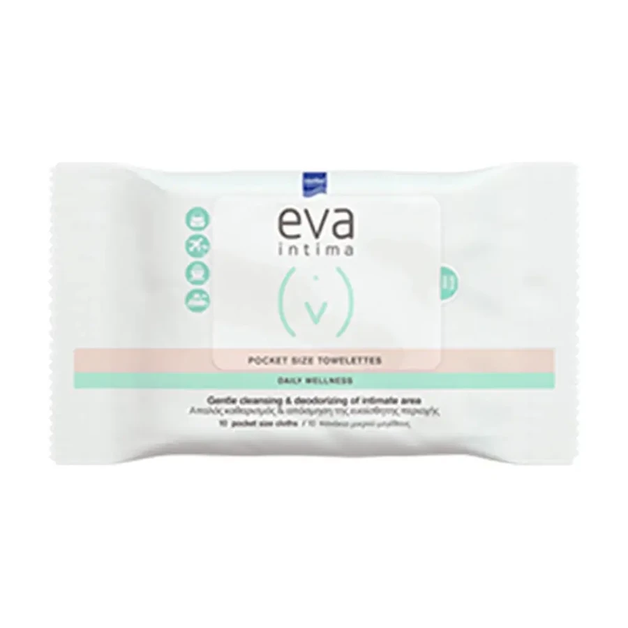 Кишенькові рушники Eva Intima Fresh & Clean 10 шт: ціни та характеристики