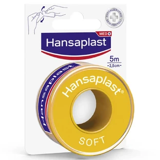 Hansaplast М'яка фіксуюча стрічка 5 м х 2,5 см