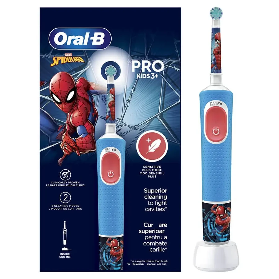 Oral B Pro Kids 3+ Человек-паук: цены и характеристики