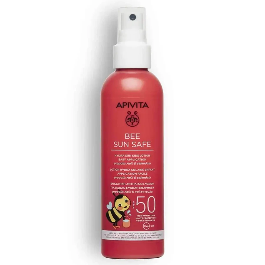 Apivita Bee Bee Sun Safe Hydra Kids Лосьйон для дітей SPF50 200мл: ціни та характеристики
