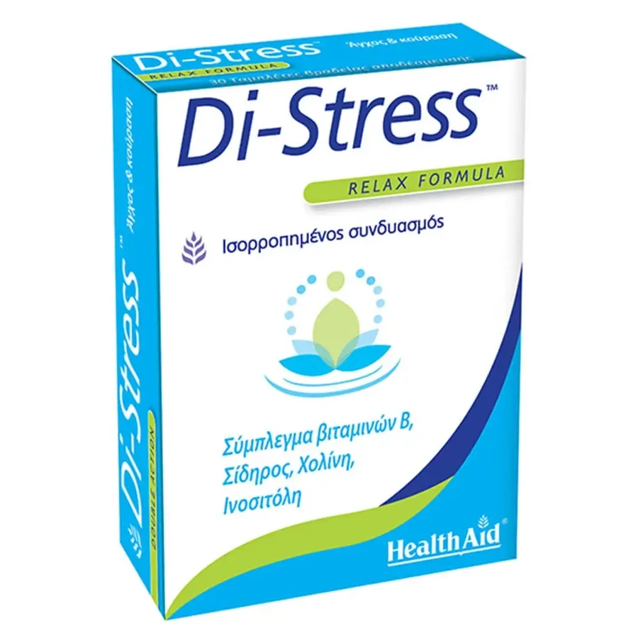 Health Aid Di-Stress Relax Formula 30 таблеток: цены и характеристики