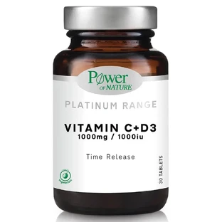 Power Health Platinum Range Витамин C+D3 1000мг/1000iu 30капс